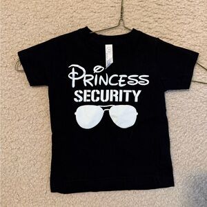 Black Princess Security Kids T-Shirt